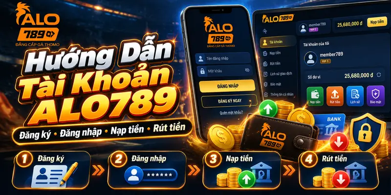Hướng dẫn tài khoản và giao dịch ALO789